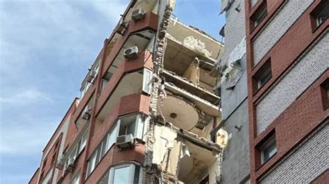 Rescue workers have been removing debris of .